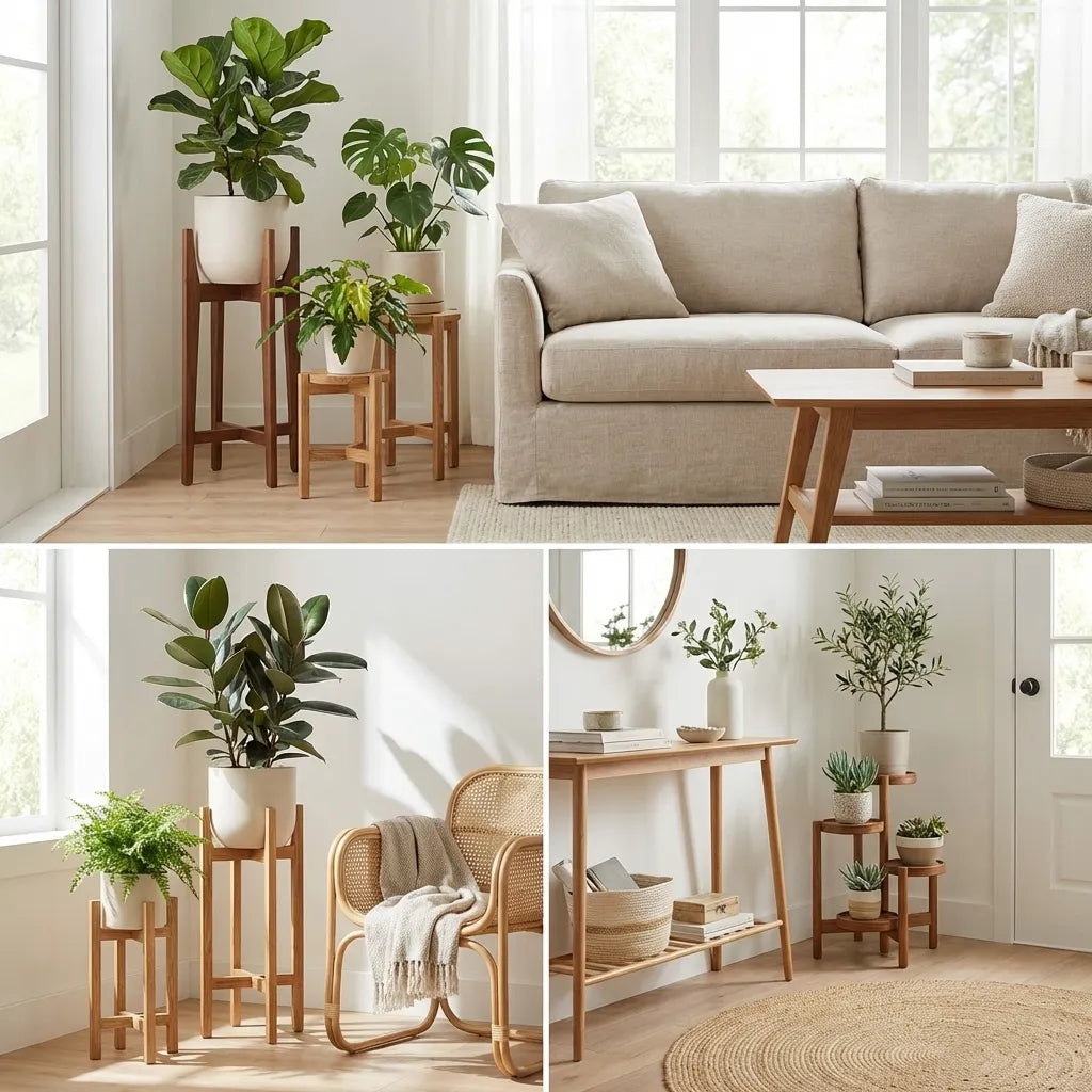 Best Wooden Plant Stands For Living Rooms, Corners, And Entryways