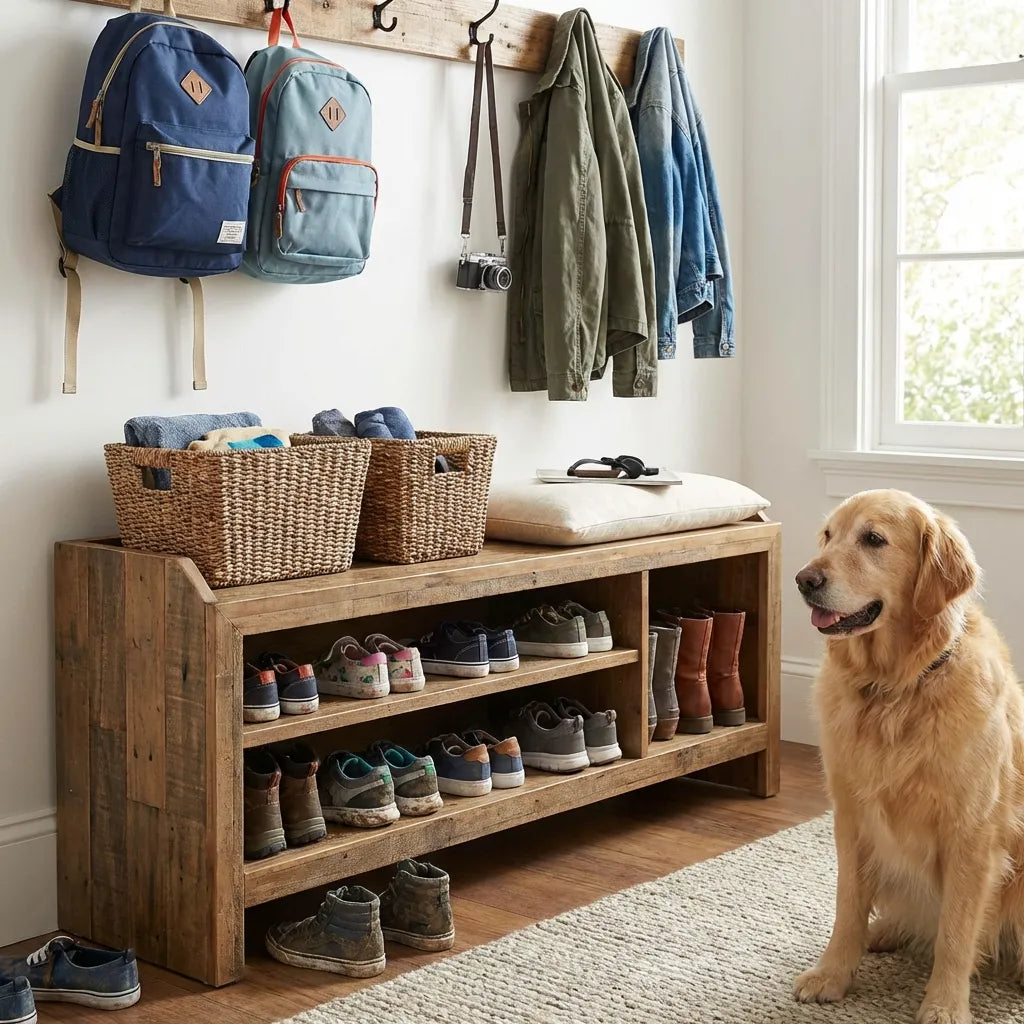 How To Choose A Wooden Shoe Rack Bench For Daily Family Use