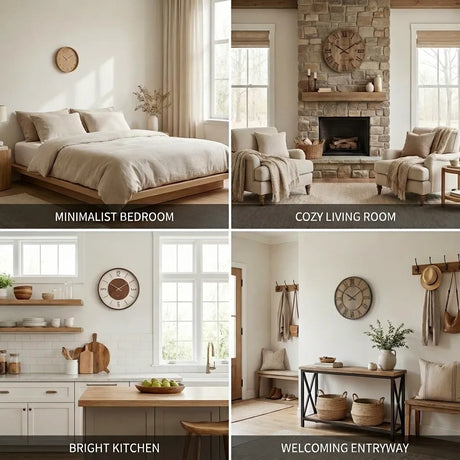 How To Choose Wooden Clocks For Every Room In Your Home