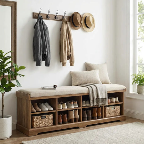 Shoe Rack Benches: The Best Way to Add Storage and Seating to an Entryway